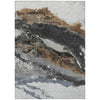Piper Looms Chantille Abstract ACN2054 Gray Machine Washable Area Rug main image