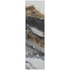 Piper Looms Chantille Abstract ACN2054 Gray Machine Washable Area Rug Runner Main Image