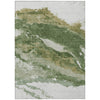 Piper Looms Chantille Abstract ACN2054 Green Machine Washable Area Rug main image