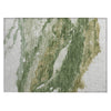 Piper Looms Chantille Abstract ACN2054 Green Machine Washable Area Rug Scatter Main Image