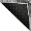 Piper Looms Chantille Abstract ACN2054 Pewter Machine Washable Area Rug Backing Image