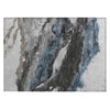 Piper Looms Chantille Abstract ACN2054 Pewter Machine Washable Area Rug Scatter Main Image