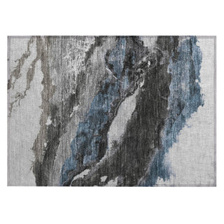 Piper Looms Chantille Abstract ACN2054 Pewter Machine Washable Area Rug Scatter Main Image