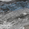 Piper Looms Chantille Abstract ACN2054 Pewter Machine Washable Area Rug Swatch Image