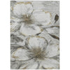 Piper Looms Chantille Floral ACN2055 Silver Machine Washable Area Rug main image