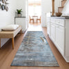 Piper Looms Chantille Nautical ACN2056 Blue Machine Washable Area Rug Runner Lifestyle Image Feature