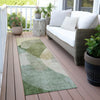 Piper Looms Chantille Abstract ACN2057 Aloe Machine Washable Area Rug Runner Outdoor Lifestyle Image Feature