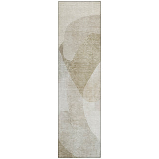 Piper Looms Chantille Abstract ACN2057 Beige Machine Washable Area Rug Runner Main Image