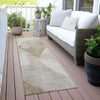 Piper Looms Chantille Abstract ACN2057 Beige Machine Washable Area Rug Runner Outdoor Lifestyle Image Feature