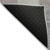 Piper Looms Chantille Abstract ACN2058 Brown Machine Washable Area Rug Backing Image