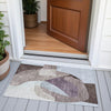 Piper Looms Chantille Abstract ACN2058 Brown Machine Washable Area Rug Scatter Outdoor Lifestyle Image Feature