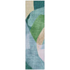 Piper Looms Chantille Abstract ACN2058 Green Machine Washable Area Rug Runner Main Image