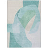 Piper Looms Chantille Abstract ACN2058 Seafoam Machine Washable Area Rug main image