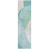 Piper Looms Chantille Abstract ACN2058 Seafoam Machine Washable Area Rug Runner Main Image