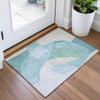 Piper Looms Chantille Abstract ACN2058 Seafoam Machine Washable Area Rug Scatter Lifestyle Image Feature