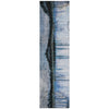 Piper Looms Chantille Abstract ACN2059 Blue Machine Washable Area Rug Runner Main Image