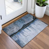 Piper Looms Chantille Abstract ACN2059 Blue Machine Washable Area Rug Scatter Lifestyle Image Feature