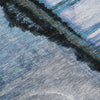 Piper Looms Chantille Abstract ACN2059 Blue Machine Washable Area Rug Swatch Image