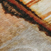 Piper Looms Chantille Abstract ACN2059 Paprika Machine Washable Area Rug Swatch Image