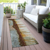 Piper Looms Chantille Abstract ACN2059 Rust Machine Washable Area Rug Runner Outdoor Lifestyle Image Feature