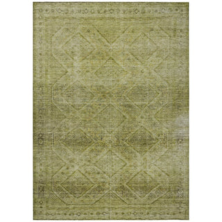 Piper Looms Chantille Geometric ACN2060 Aloe Machine Washable Area Rug main image
