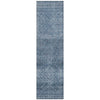 Piper Looms Chantille Geometric ACN2060 Blue Machine Washable Area Rug Runner Main Image