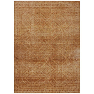Piper Looms Chantille Geometric ACN2060 Copper Machine Washable Area Rug main image