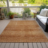 Piper Looms Chantille Geometric ACN2060 Copper Machine Washable Area Rug Outdoor Lifestyle Image Feature