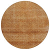 Piper Looms Chantille Geometric ACN2060 Copper Machine Washable Area Rug Round Main Image