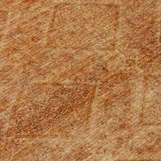 Piper Looms Chantille Geometric ACN2060 Copper Machine Washable Area Rug Swatch Image