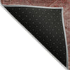 Piper Looms Chantille Geometric ACN2060 Pink Machine Washable Area Rug Backing Image