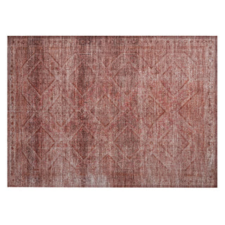 Piper Looms Chantille Geometric ACN2060 Pink Machine Washable Area Rug Scatter Main Image
