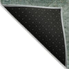 Piper Looms Chantille Geometric ACN2060 Teal Machine Washable Area Rug Backing Image