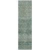 Piper Looms Chantille Geometric ACN2060 Teal Machine Washable Area Rug Runner Main Image