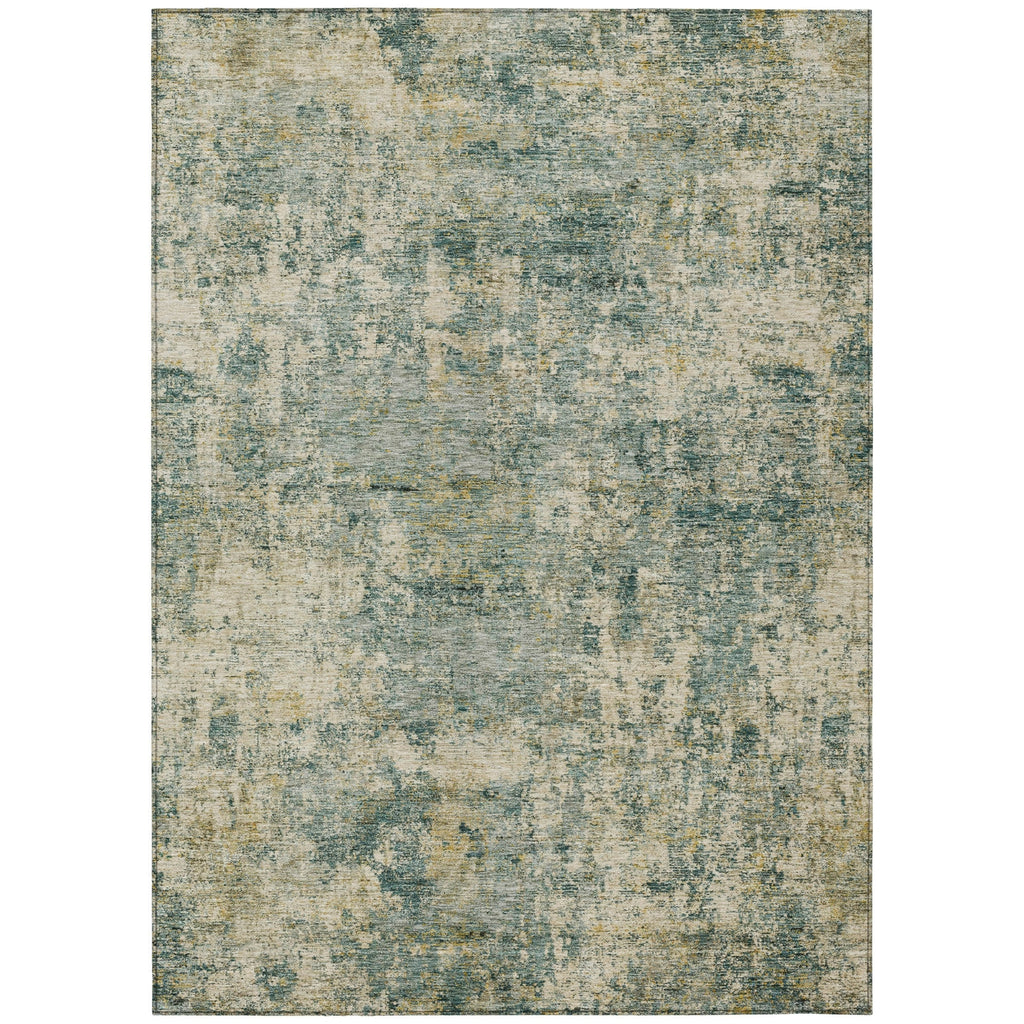 Piper Looms Chantille Abstract ACN2061 Aloe Machine Washable Area Rug main image