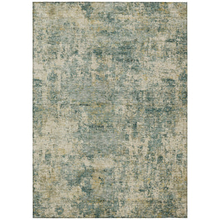 Piper Looms Chantille Abstract ACN2061 Aloe Machine Washable Area Rug main image