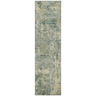 Piper Looms Chantille Abstract ACN2061 Aloe Machine Washable Area Rug Runner Main Image