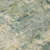 Piper Looms Chantille Abstract ACN2061 Aloe Machine Washable Area Rug Swatch Image