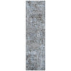 Piper Looms Chantille Abstract ACN2061 Blue Machine Washable Area Rug Runner Main Image