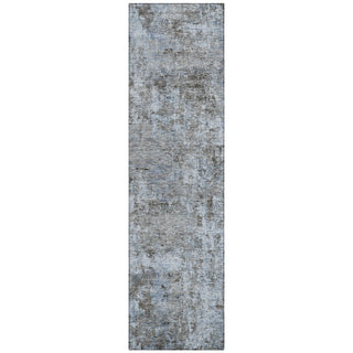 Piper Looms Chantille Abstract ACN2061 Blue Machine Washable Area Rug Runner Main Image