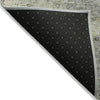 Piper Looms Chantille Abstract ACN2061 Pewter Machine Washable Area Rug Backing Image