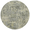 Piper Looms Chantille Abstract ACN2061 Pewter Machine Washable Area Rug Round Main Image