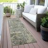 Piper Looms Chantille Abstract ACN2061 Pewter Machine Washable Area Rug Runner Outdoor Lifestyle Image Feature