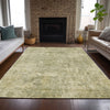Piper Looms Chantille Abstract ACN2061 Sage Machine Washable Area Rug Lifestyle Image Feature
