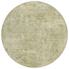 Piper Looms Chantille Abstract ACN2061 Sage Machine Washable Area Rug Round Main Image