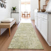 Piper Looms Chantille Abstract ACN2061 Sage Machine Washable Area Rug Runner Lifestyle Image Feature