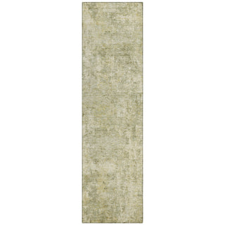 Piper Looms Chantille Abstract ACN2061 Sage Machine Washable Area Rug Runner Main Image