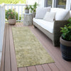 Piper Looms Chantille Abstract ACN2061 Sage Machine Washable Area Rug Runner Outdoor Lifestyle Image Feature