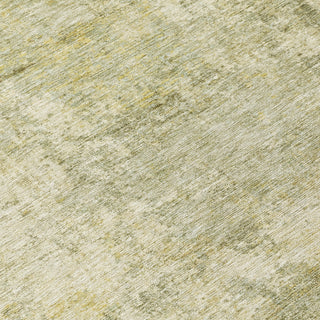 Piper Looms Chantille Abstract ACN2061 Sage Machine Washable Area Rug Swatch Image