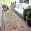 Piper Looms Chantille Abstract ACN2061 Taupe Machine Washable Area Rug Runner Outdoor Lifestyle Image Feature